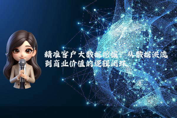 精准客户大数据挖掘：从数据洪流到商业价值的逻辑闭环